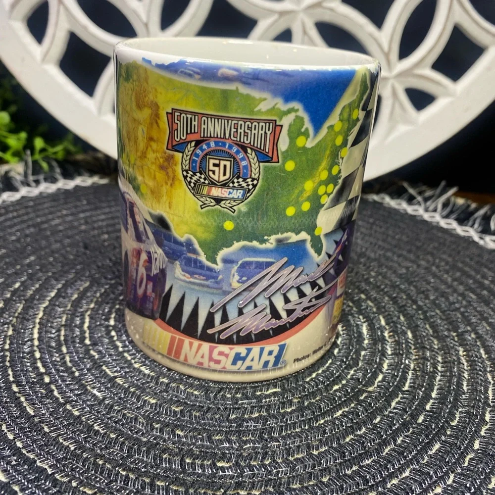 Nascar 50th Anniversary Mark Martin Multicolor Mug